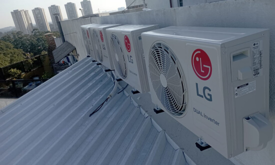 Instalação de ar-condicionado